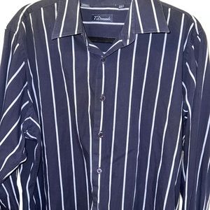 7 diamonds men’s XXL button down